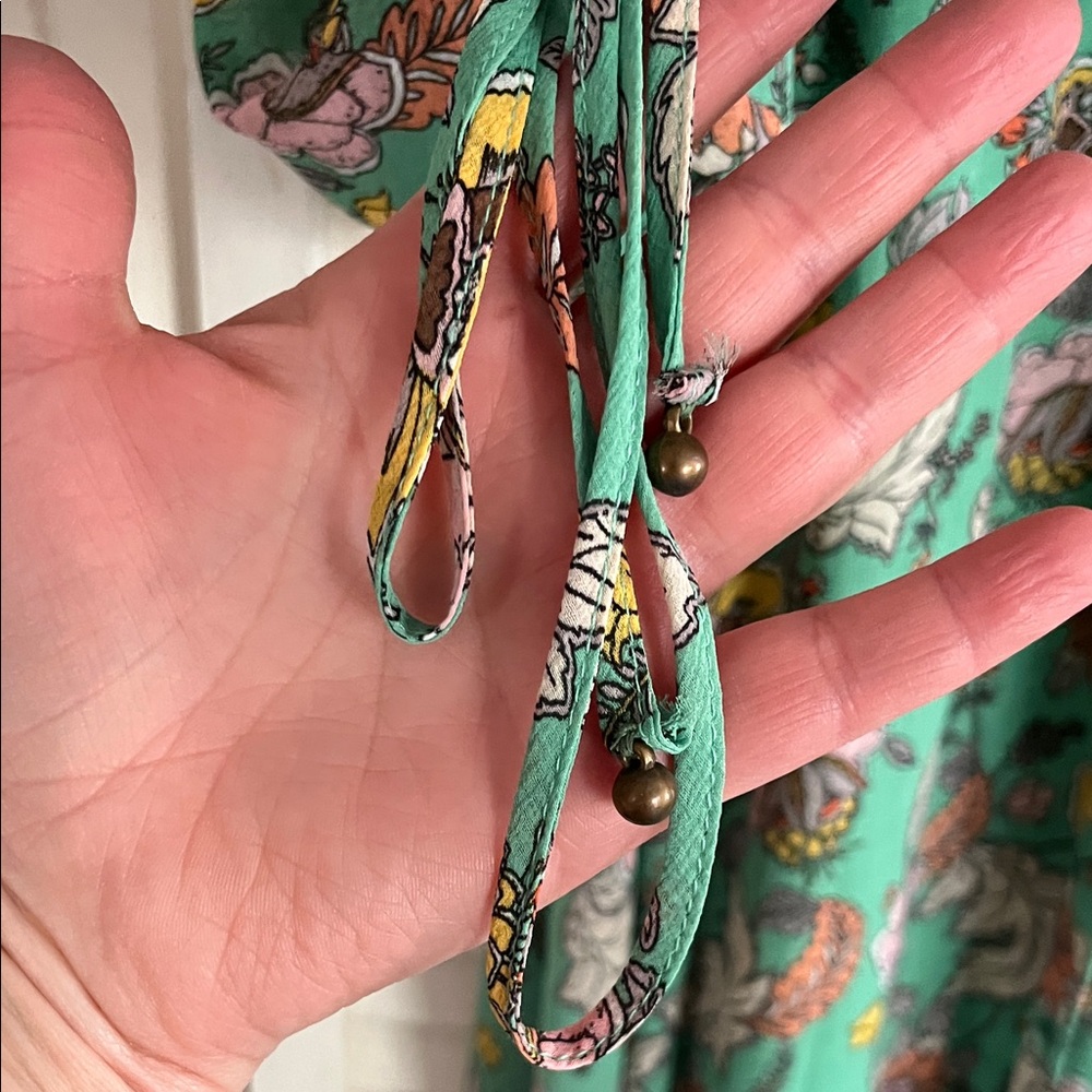 Free people - Earthfolk Maxi Dress- Green Floral - Picture 7 of 14